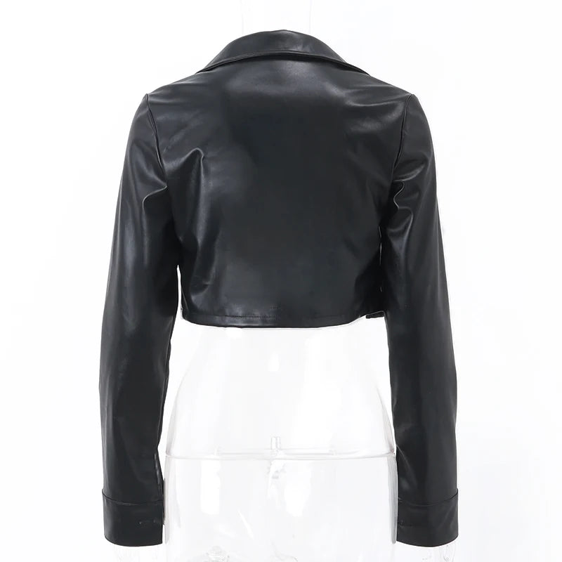 Leather Short Jacket